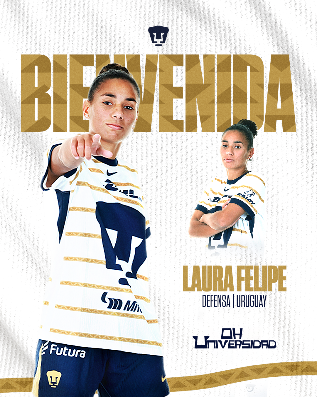 Laura Felipe: Nueva Futbolista de Pumas